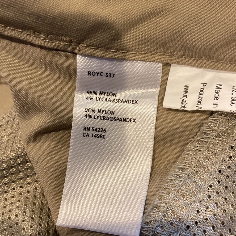 Royal Robbins 6 Short Length Hiker Pant Lightweight Zipper Pockets, Hidden Belt - Picture 9 of 9